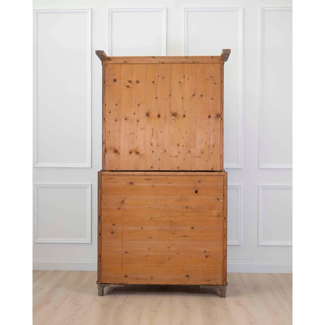Mid 20th Century Swedish Gustavian Style Roll Top Secretary Cabinet For Sale - Image 4 of 11