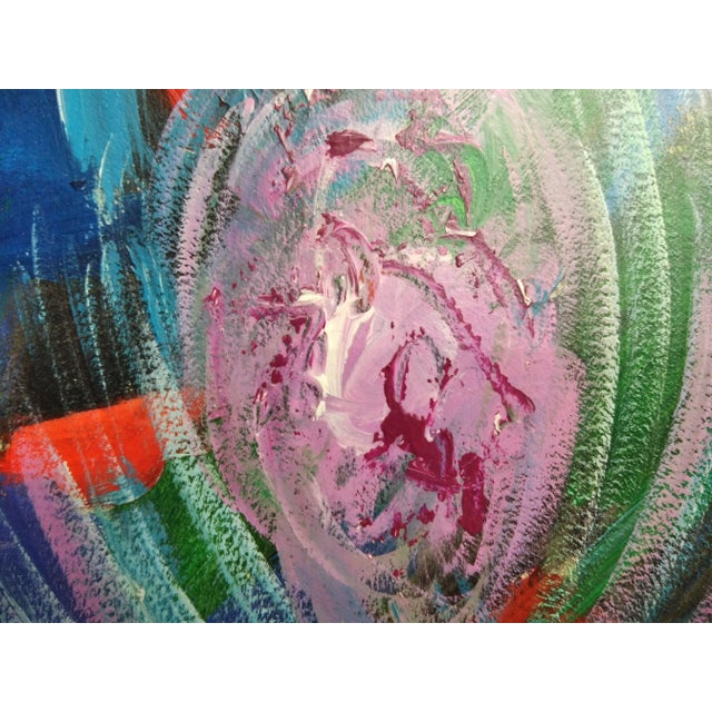 This artwork includes a certificate of authenticity and is hand-signed by the artist. It is made of acrylic on paper and...