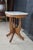 Antique Victorian Eastlake Walnut Carved Marble Top Parlor End Side Table 26" For Sale - Image 6 of 17