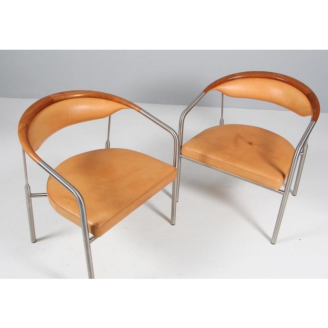 Chairman Armchair in Leather by Henrik Tengler, 2010s For Sale - Image 3 of 10