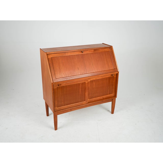 Mid-Century Teak Secretary by H.W. Klein for Bramin, 1960s For Sale - Image 11 of 13