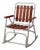 Mid-Century Folding Rocking Chair For Sale