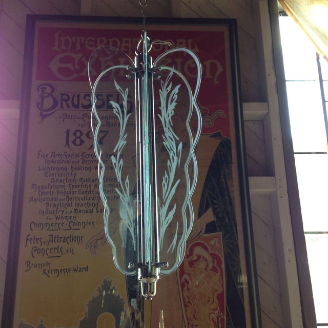 Art Deco Butterfly Chandelier For Sale - Image 5 of 10