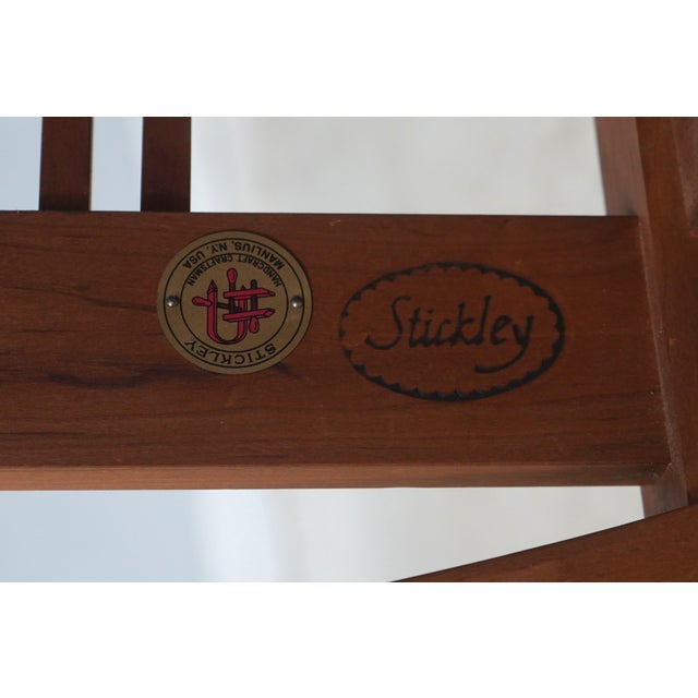 Stickley Mission Cherry Spindle Rocking Chair For Sale - Image 18 of 18