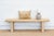 70" Long Ranch Style Wood Bench For Sale - Image 9 of 9