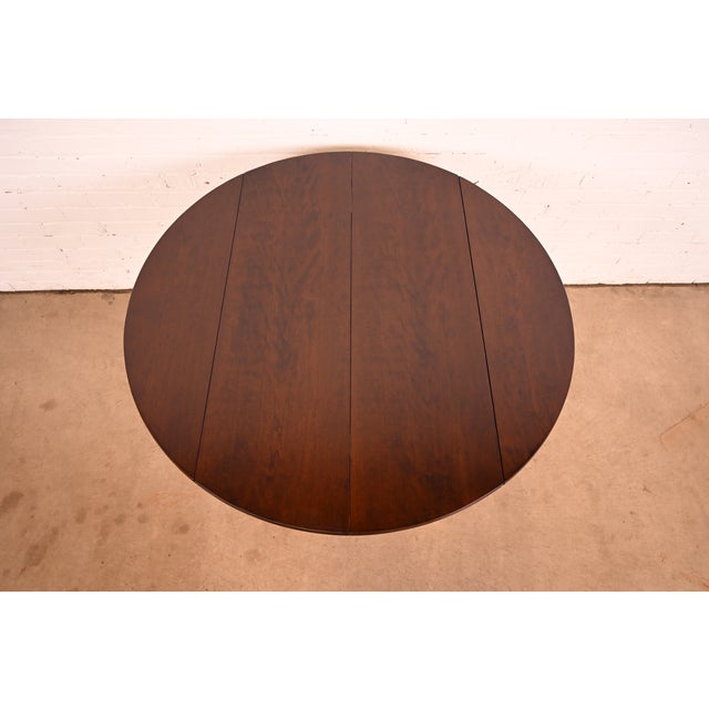 Brown Kindel Furniture French Regency Louis XVI Cherry Wood Extension Dining Table, Newly Refinished For Sale - Image 8 of 12