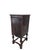 Antique English Mahogany Smoking Cabinet With Glass-Lined Humidor For Sale - Image 4 of 11