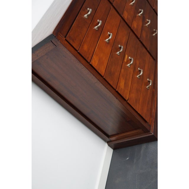 British Mahogany Apothecary Cabinet, 1930s For Sale - Image 6 of 18