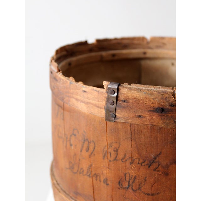 Antique Wooden Barrel For Sale - Image 10 of 12