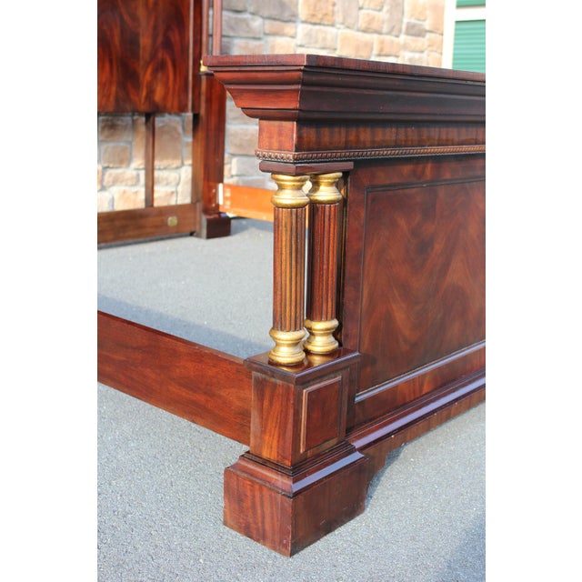 Drexel Heritage Mahogany King-Size Bed From the Nine Elms Collection For Sale - Image 10 of 18