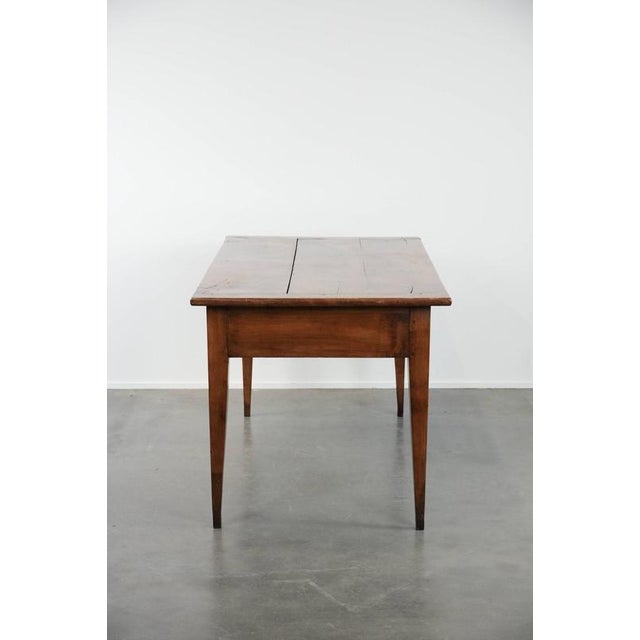 Antique French Dining Table in Fruitwood For Sale - Image 3 of 18