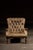 American Vintage Tufted Sleepy Hollow Armchair in Beige For Sale - Image 3 of 13