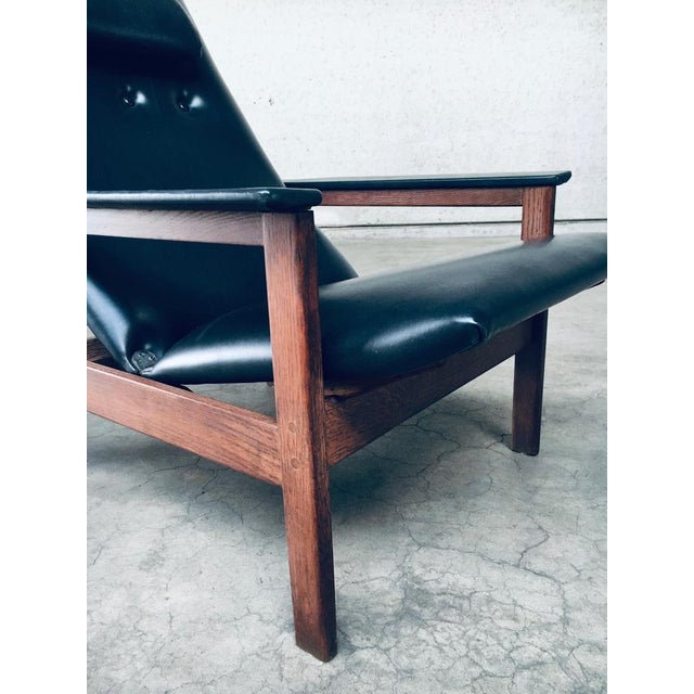 Black Lounge Chair by Georges Van Rijck for Beaufort, Belgium, 1960s For Sale - Image 8 of 18