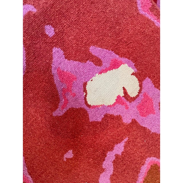 Silk and Wool Modern Nepalese Rug , 8' X 10' For Sale - Image 4 of 5