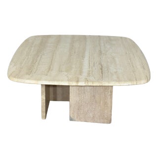 Vintage Travertine Coffee Table, 1970s For Sale