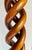 Wood Pair of Theodore Alexander Barley Twist Extra Tall Wood Candlestick Holders For Sale - Image 7 of 9