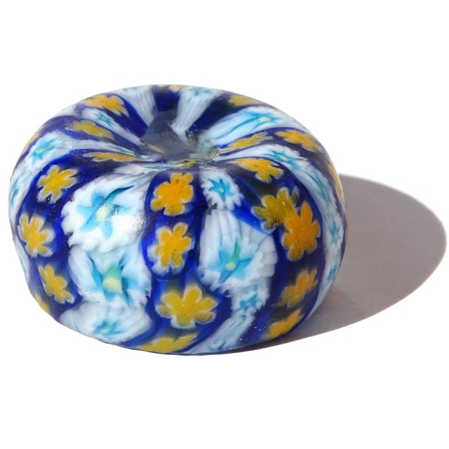 Antique Fratelli Toso Murano Miniature Flower Mosaic Murrines Italian Art Glass Vase and Dish - Set of 2 For Sale - Image 10 of 10