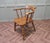 Elm and Beech Smoker's Bow Desk Chair, 1890s For Sale - Image 4 of 8