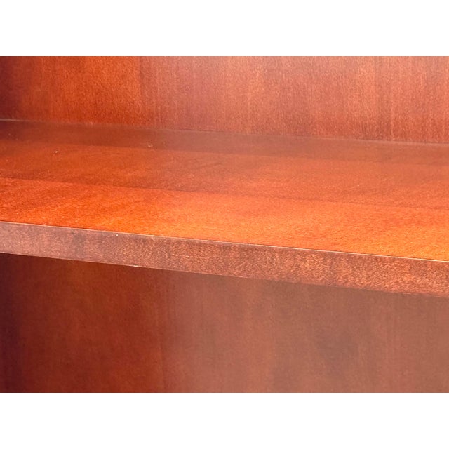 Transitional Cherry Stain Bookcase For Sale - Image 10 of 12