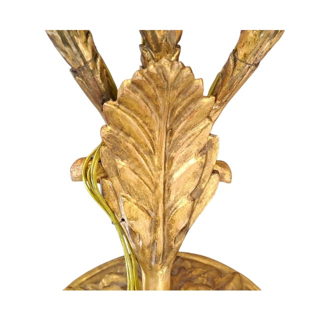 Empire Giltwood Wall Lights, 1800s, Set of 2 For Sale - Image 3 of 11