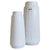 Mid-Century Modern West German White Glazed Ceramic Vases by Scheurich, 1950s, Set of 2 For Sale - Image 17 of 17