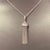 Silver Diamond Tassel Pendant Chain Necklace 18k Gold 0.15 TCW Certified For Sale - Image 8 of 10