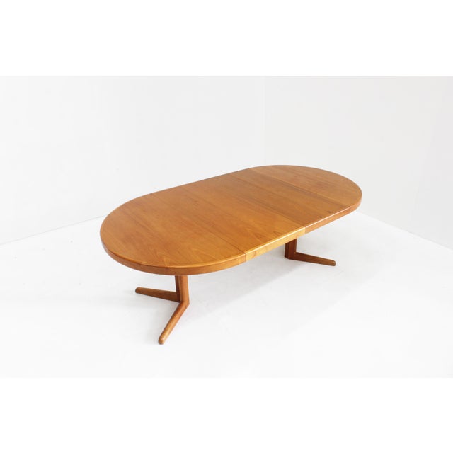 Vintage Danish Round Extendable Dining Table in Teak from Bramin, 1960s For Sale - Image 9 of 9