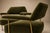 Mid-Century Modern Brazilian Modern Pair of Armchairs in Aged Brass & Olive Green Mohair by Joaquim Tenreiro, 1950s For Sale - Image 3 of 17