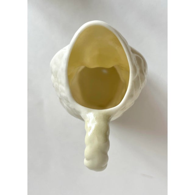 Ceramic 1940's Belleek Irish "Undine" Figurative Female Creamer For Sale - Image 7 of 9