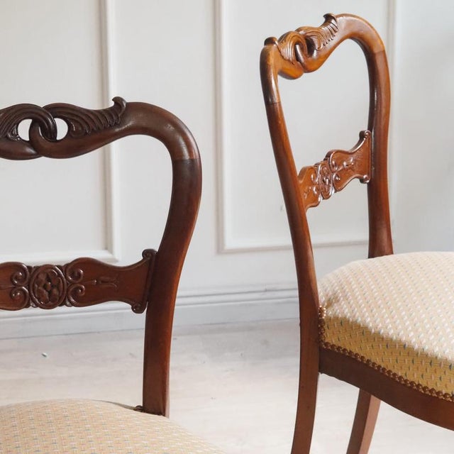 Biedermeier Chair in Mahogany with Balloon Backrest, 1850 For Sale - Image 13 of 14
