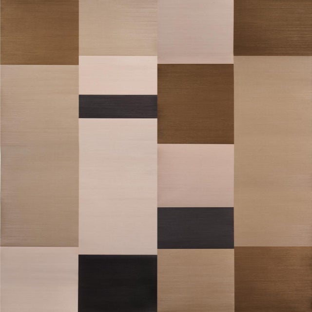 2020s Schumacher Kaori Panel Set Wallcovering In Driftwood For Sale - Image 5 of 5