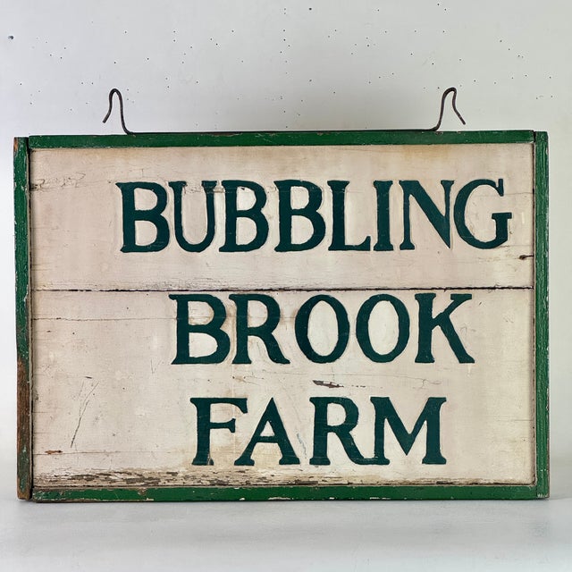 When we first laid eyes on this sign it made us giggly, or should we say bubbly. And so we joyfully present a wooden sign...