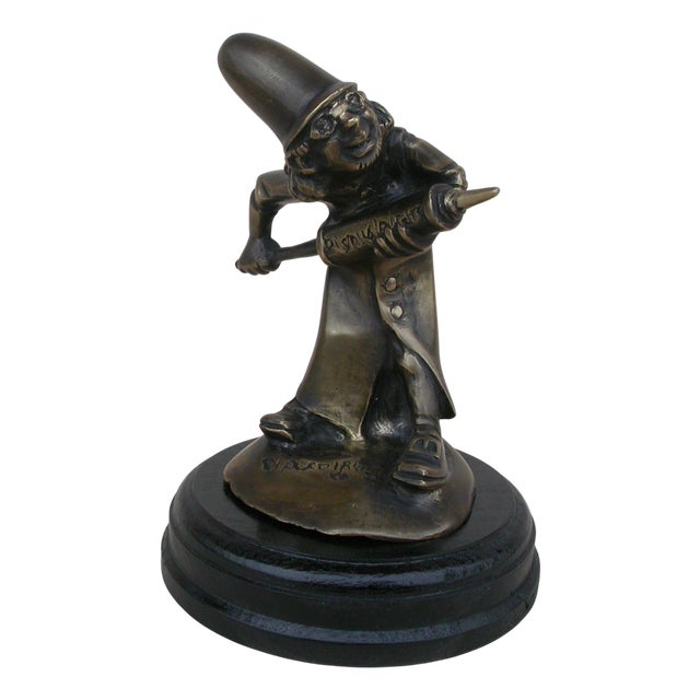 Art Deco Car Mascot Diafoirus by Patrouilleau, 1920s For Sale