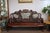 Magnificent Mid Century 66” Chinese Hand-Carved Rosewood (Hongmu) and Dali Dreamstone Marble Settee This monumental 66...