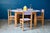 Vintage Octagonal Children's Table & Chairs in Beech and Lilac Formica, 1970s, Set of 6 For Sale - Image 18 of 18