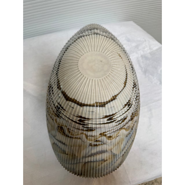 Murano Glass Cartoccio Seashell Centerpiece Bowl For Sale In San Francisco - Image 6 of 12