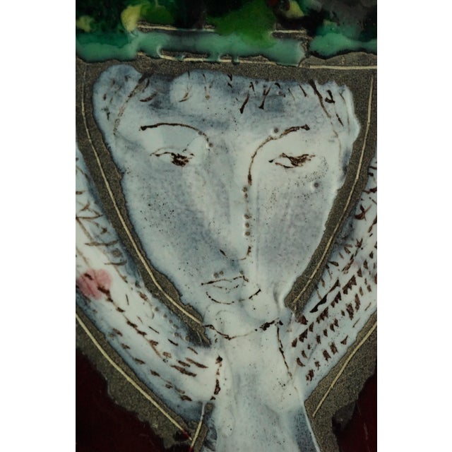 Vintage Sardinian Futurist Ceramic Plate by Melchiorre Melis, 1930s For Sale - Image 9 of 18