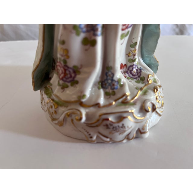 Antique French Samson Porcelain Figurines With B. Altman Provenance - Pair For Sale - Image 12 of 17