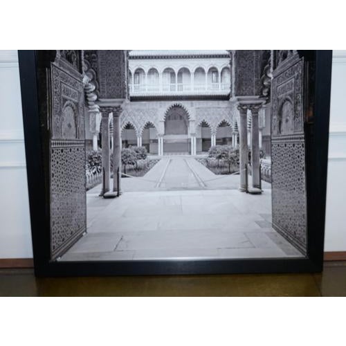 Courtyard of the Maidens in the Real Alcazar in Seville, Print, Framed For Sale - Image 6 of 7