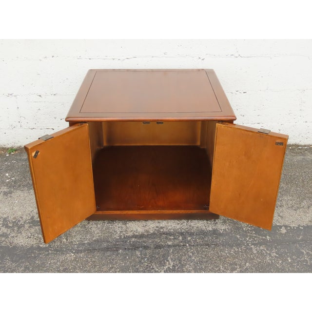 Sears Pacesetter Mid Century Modern Nightstand Side End Lamp Table Commode 6314 For Sale - Image 9 of 12