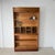 Mid-Century Modern Vintage Oak Tambour Secretary Cabinet, Germany, 1960s For Sale - Image 6 of 16
