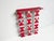 Vintage Space Age Wall Coat Rack in Red with Hat Shelf, 1960s For Sale - Image 4 of 18