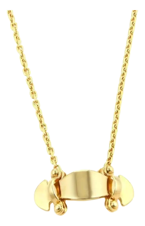 Louis Vuitton Stand by Me 18k Yellow Gold Pendant Necklace