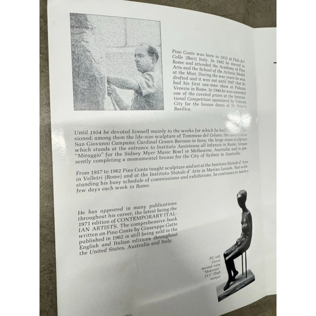 Pino Conte Women Confidence Bronze Sculpture For Sale - Image 17 of 17