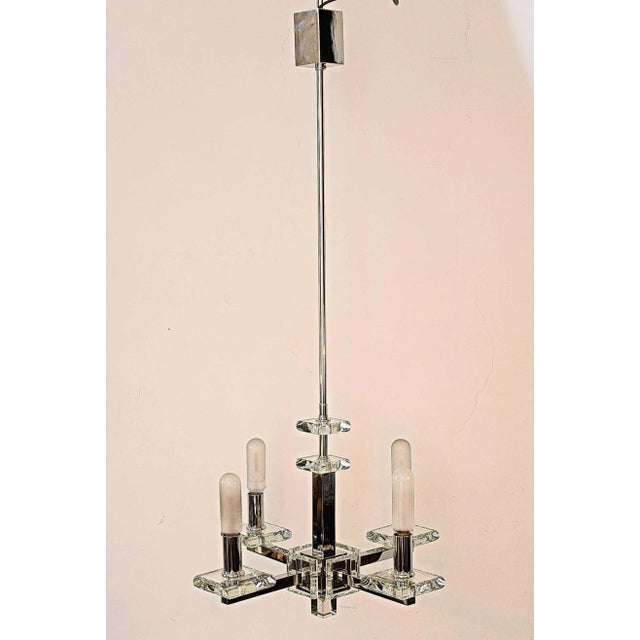 1930s Chandelier from Bakalowits & Söhne, 1930s For Sale - Image 5 of 10