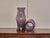Amethyst Midcentury Period Hurricane Lamp Glass Shades, a Pair For Sale In Atlanta - Image 6 of 8