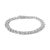 The eternal sparkle of diamonds takes hold of this brilliant "s" link tennis bracelet! This luxury bracelet features a...