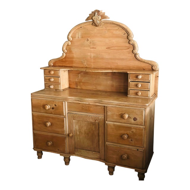 Antique Pine Sideboard For Sale
