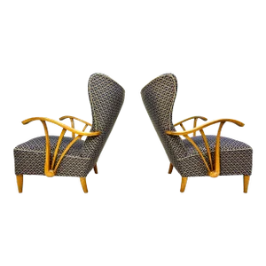 Pair of 1950’s Swedish Lounge Chairs
