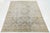 11 X 17 Antique Kerman Wool Rug in Muted Beige With Floral Medallion Design For Sale In New York - Image 6 of 10